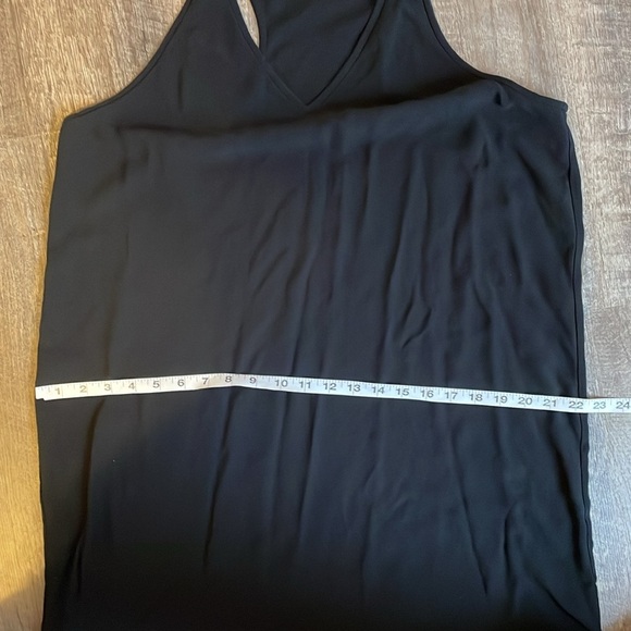 The Fisher Project Black Silk Mini Shift Dress Sleeveless size L - Picture 11 of 14